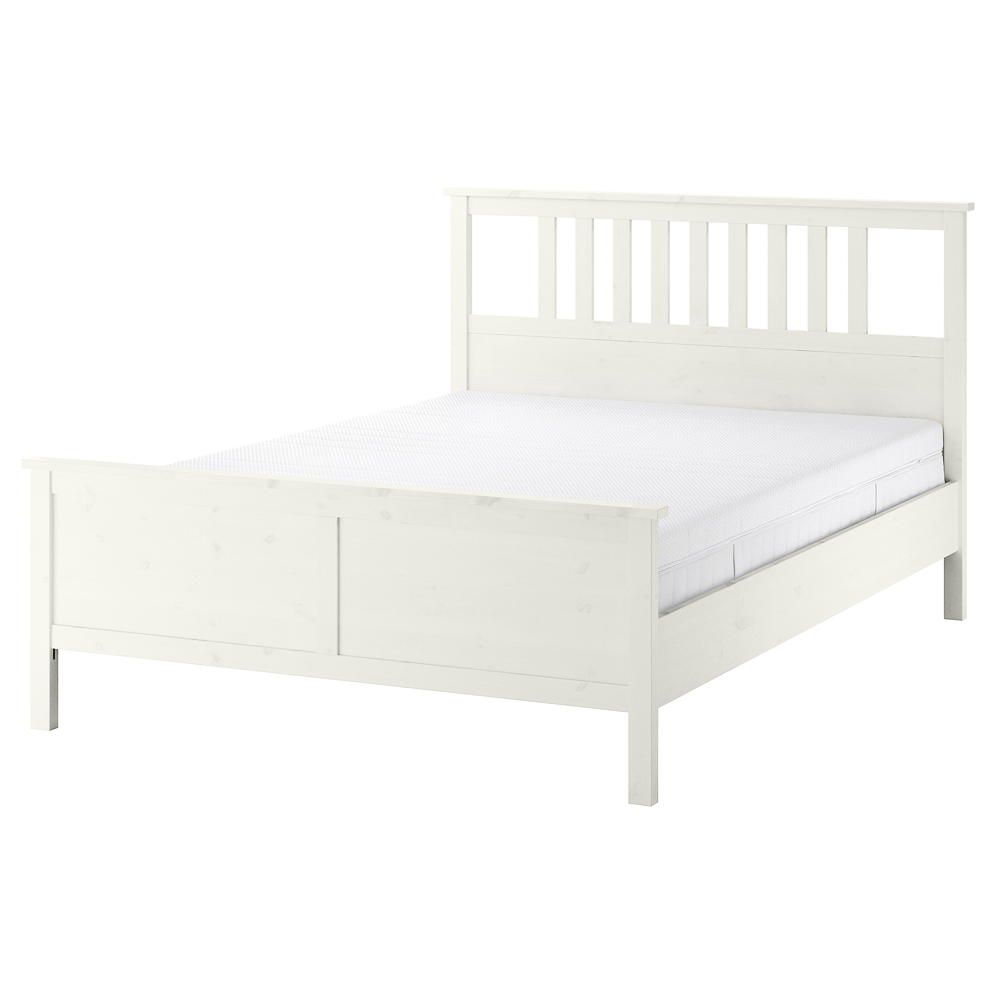 HEMNES bed frame with mattress