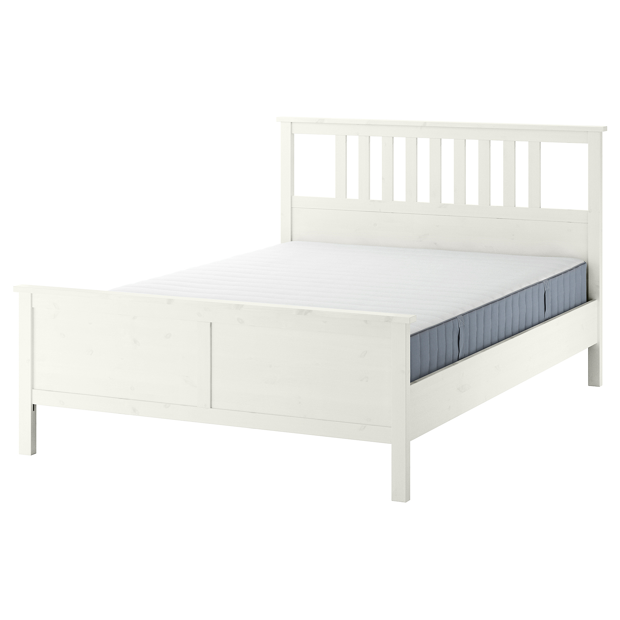 HEMNES bed frame with mattress