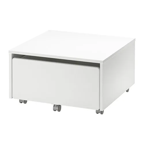 SLÄKT - storage box with castors, white, 62x62x35 cm | IKEA Taiwan Online