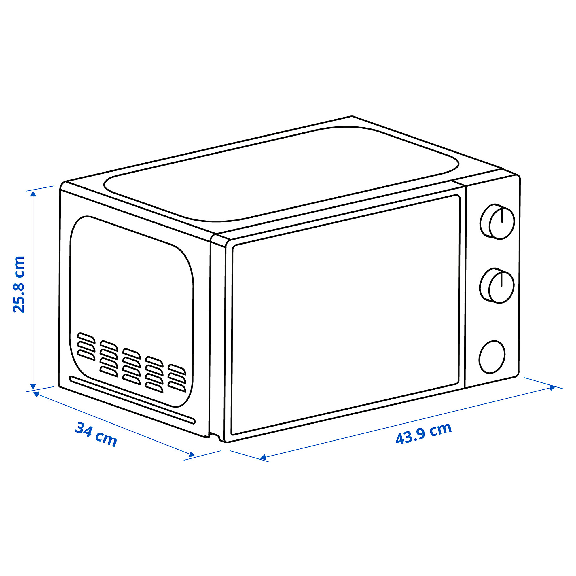 TILLREDA microwave oven