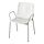 TORPARÖ - chair with armrests, in/outdoor, white/grey | IKEA Taiwan Online - PE880162_S1