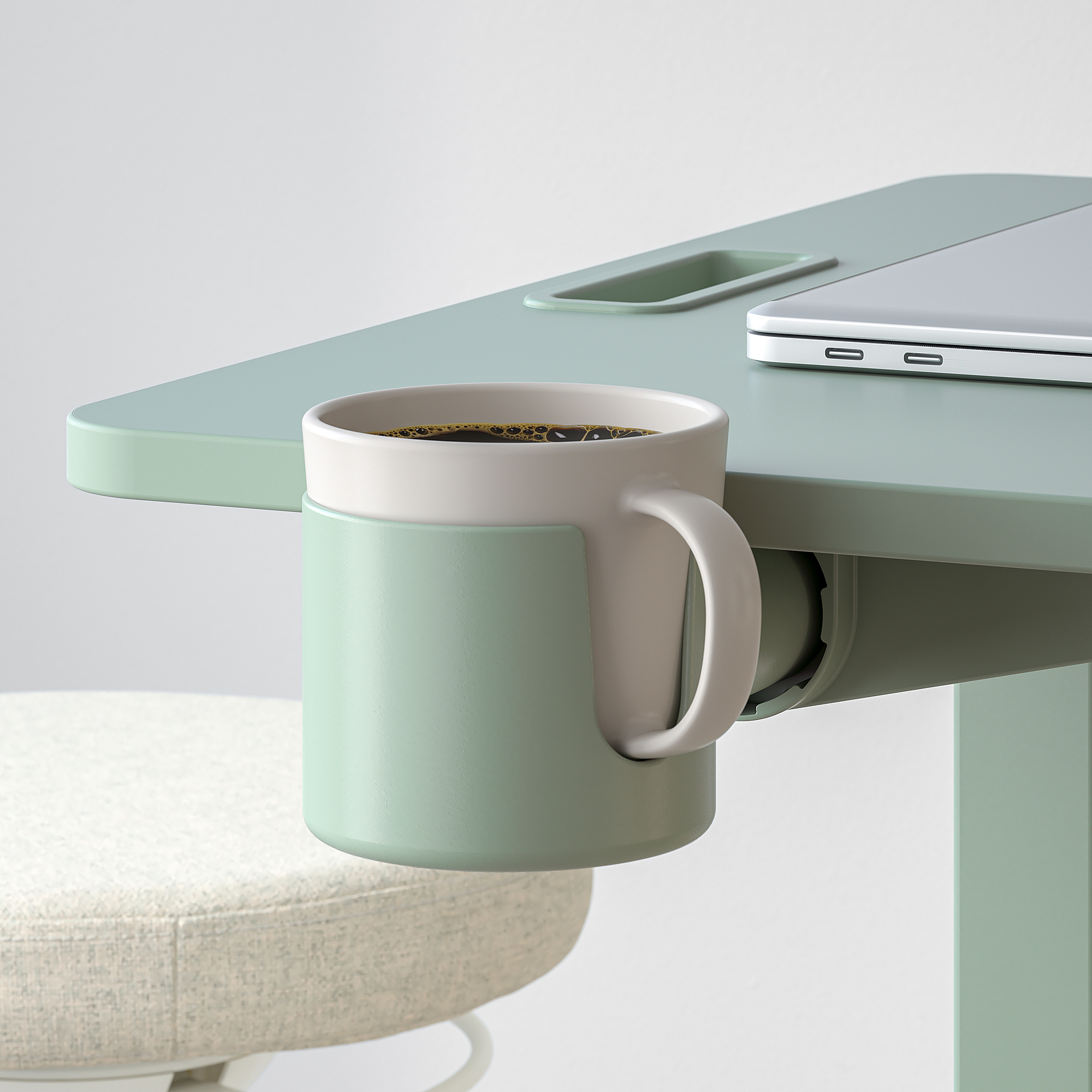 MITTZON laptop table with castors