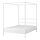 VITARNA - four-poster bed frame, white, 150x200 cm | IKEA Taiwan Online - PE948465_S1