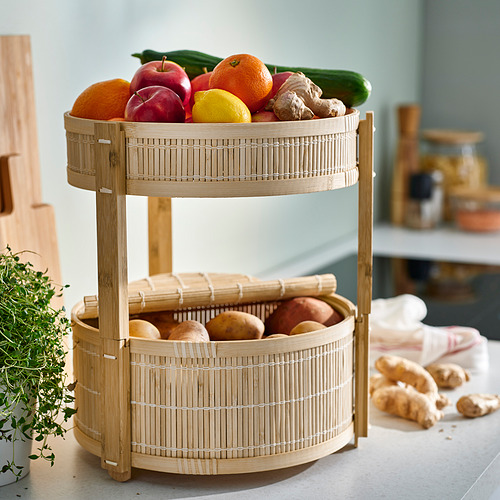 KANELMOTT vegetable/fruit basket, set of 2
