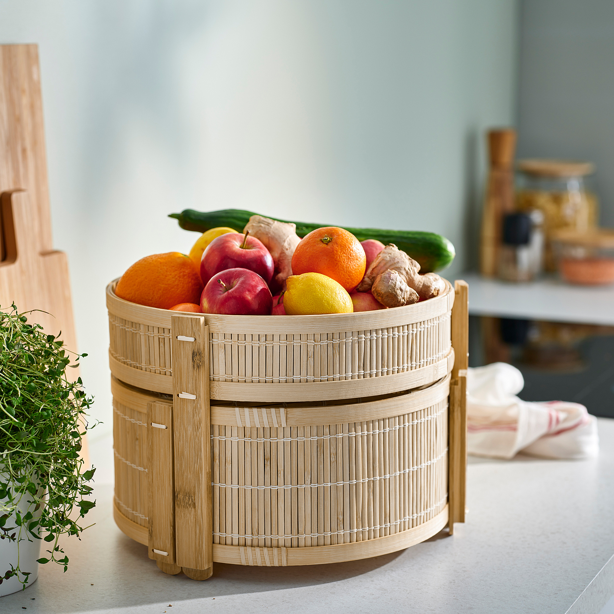 KANELMOTT vegetable/fruit basket, set of 2