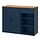 SKRUVBY - 邊櫃, 黑藍色, 120x38x90 公分 | IKEA 線上購物 - PE919728_S1