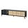 BOASTAD - TV bench, black/oak veneer, 181x42x45 cm | IKEA Taiwan Online - PE919734_S1
