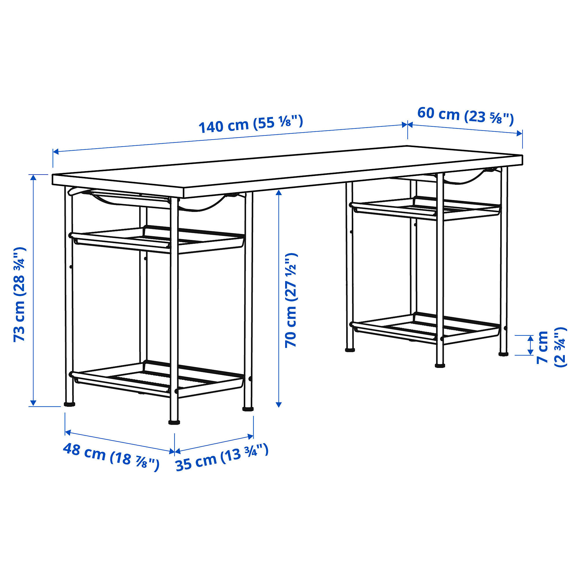 LAGKAPTEN/SPÄND desk