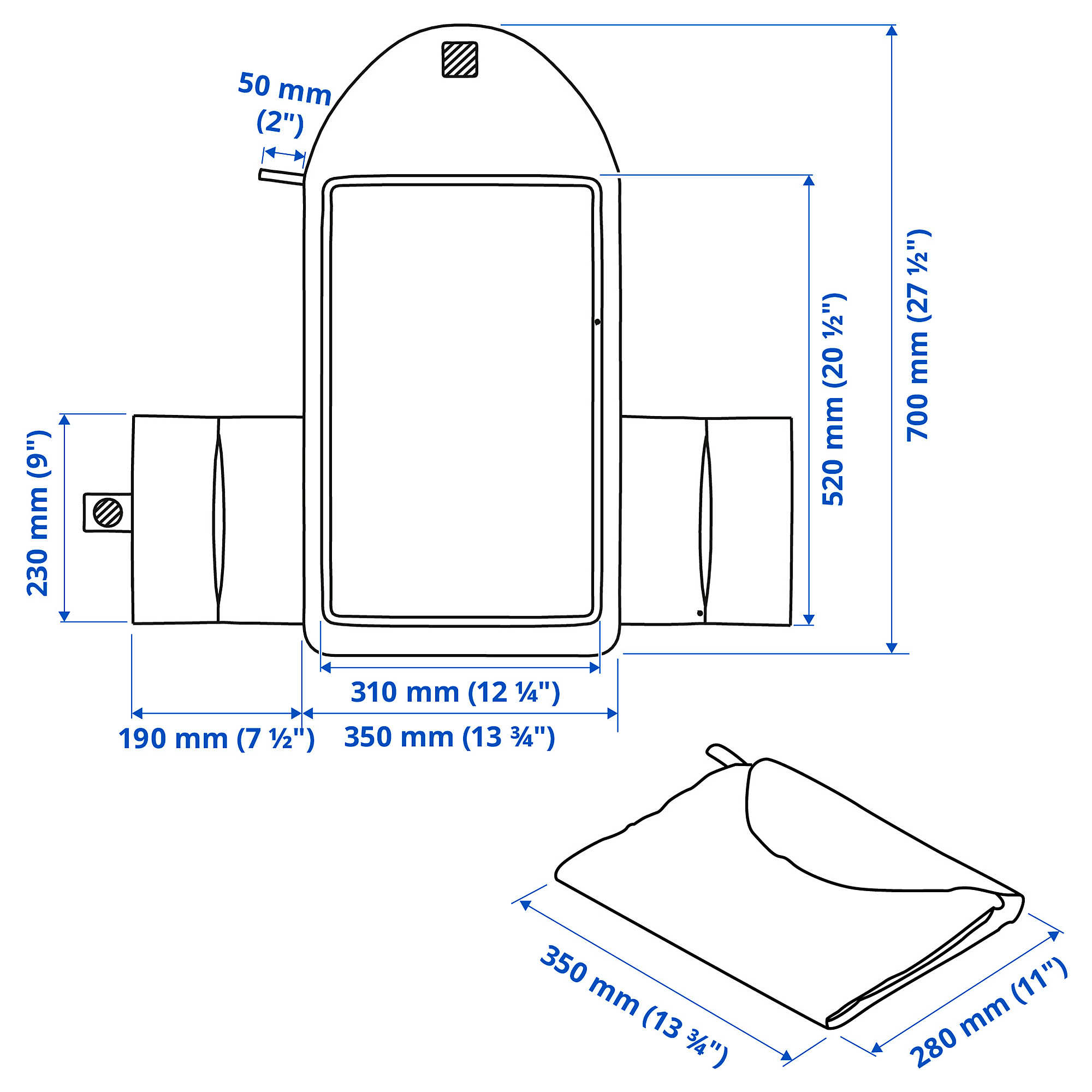 GRÖNFINK babycare mat