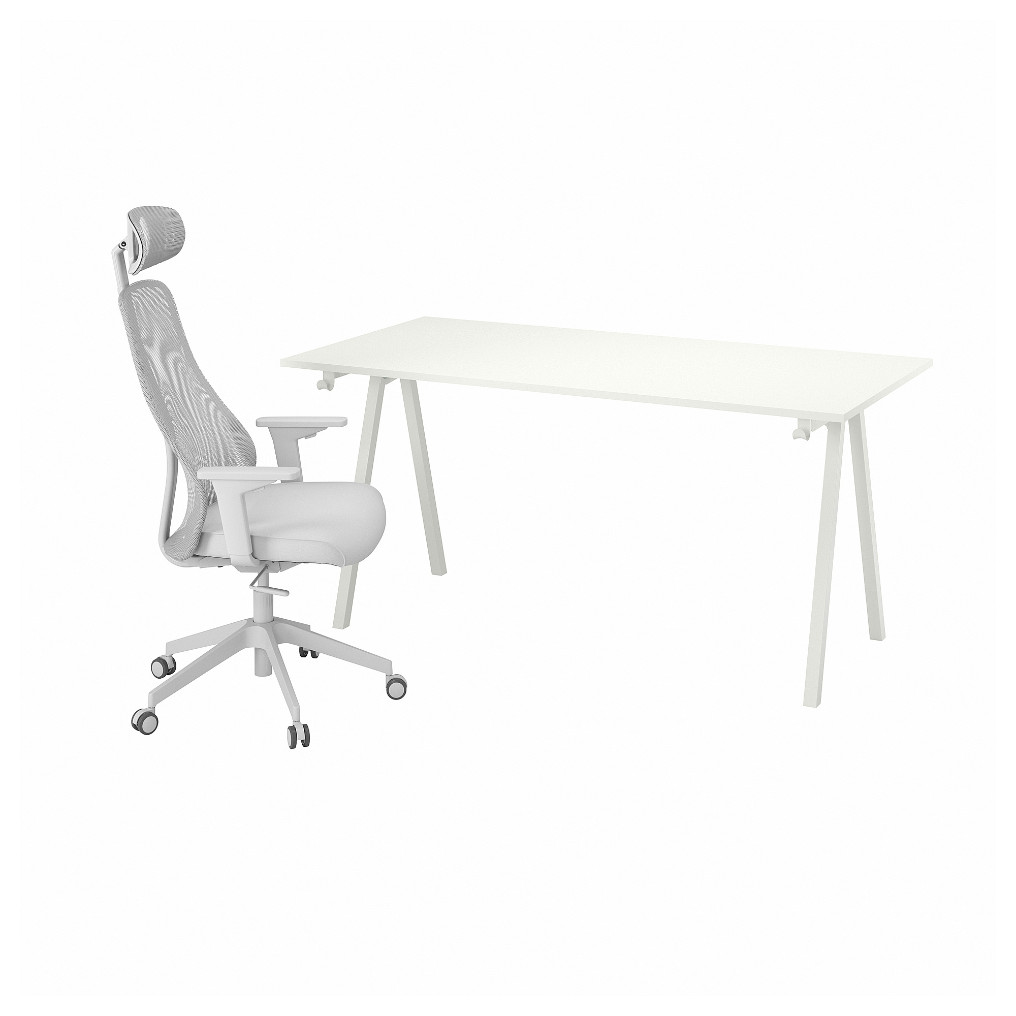 TROTTEN/MATCHSPEL desk and chair