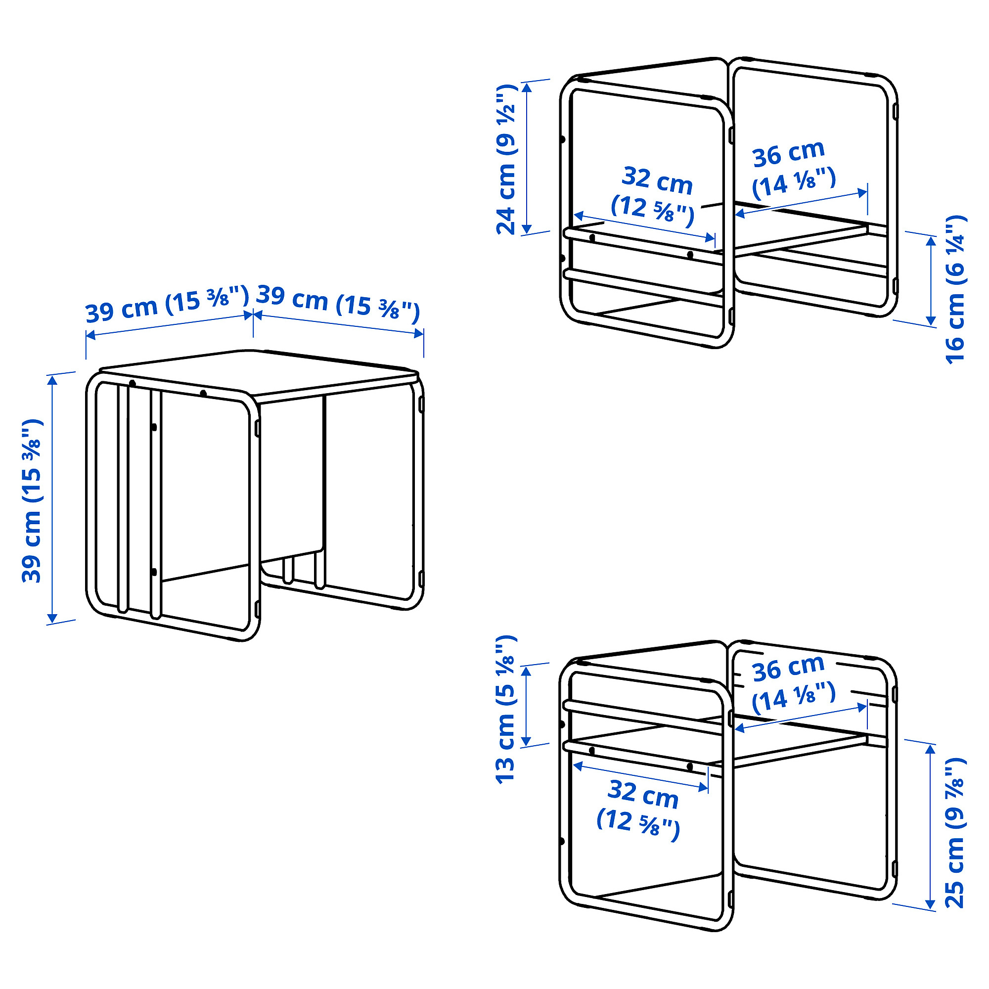 SMÅSKRAKE multi-functional child chair/table