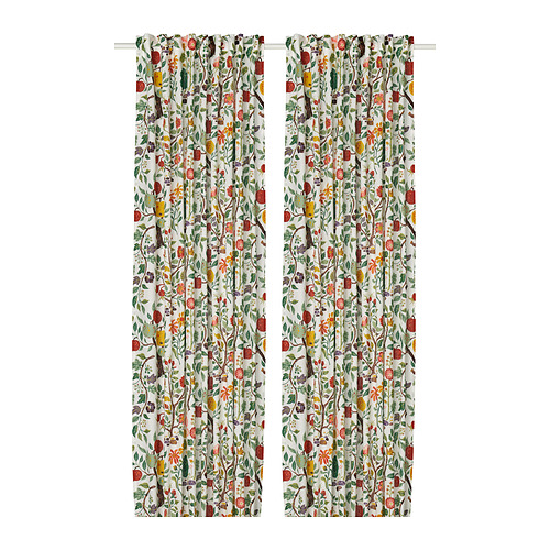 VILDPERSILJA curtains, 1 pair