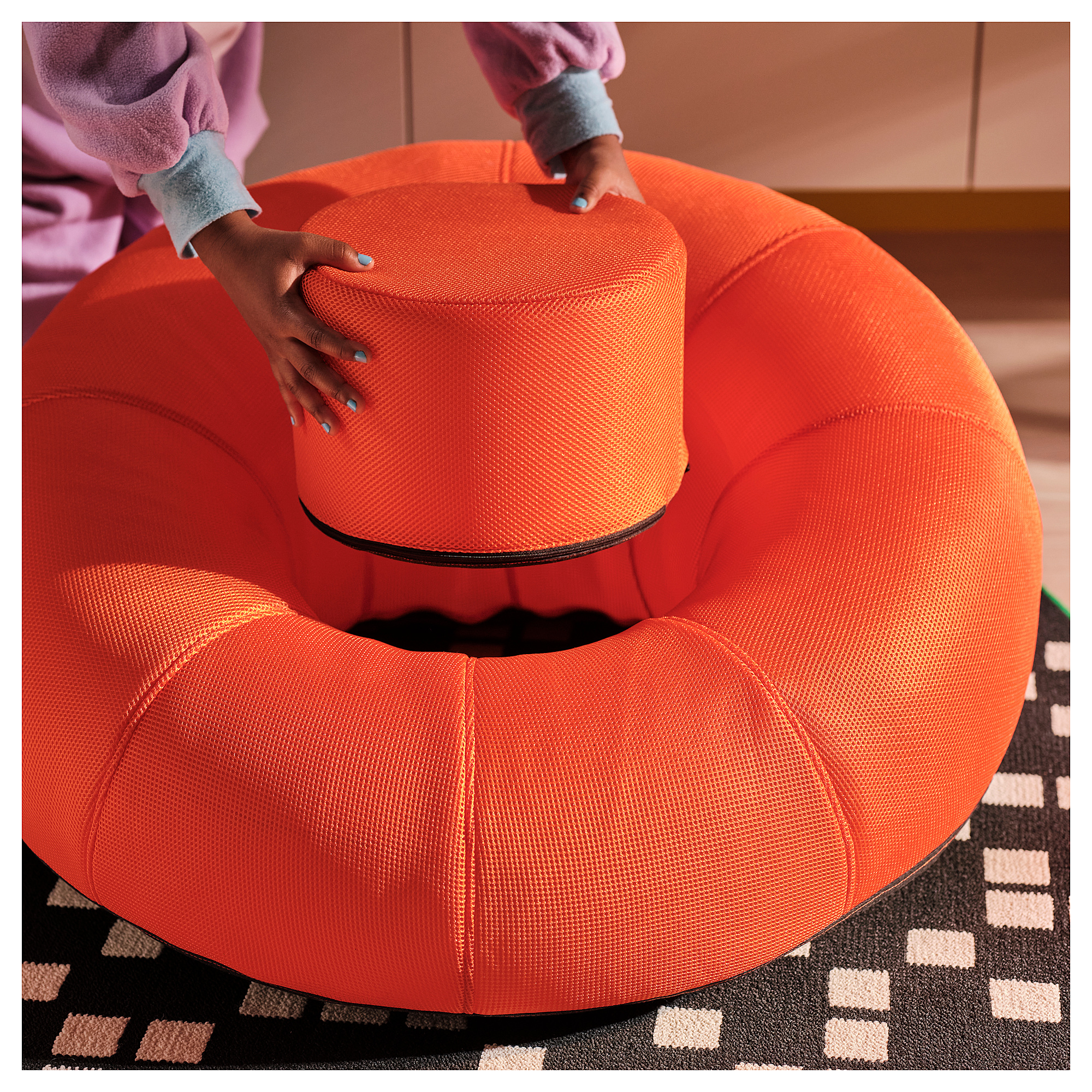 BRÄNNBOLL inflatable gaming lounge chair