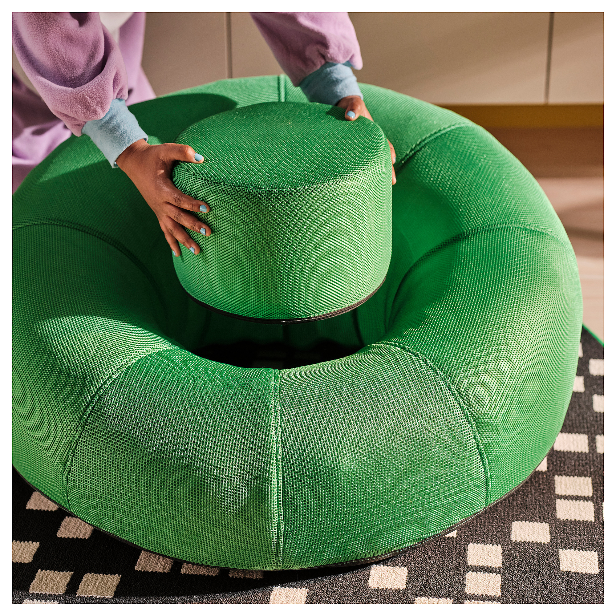 BRÄNNBOLL inflatable gaming lounge chair