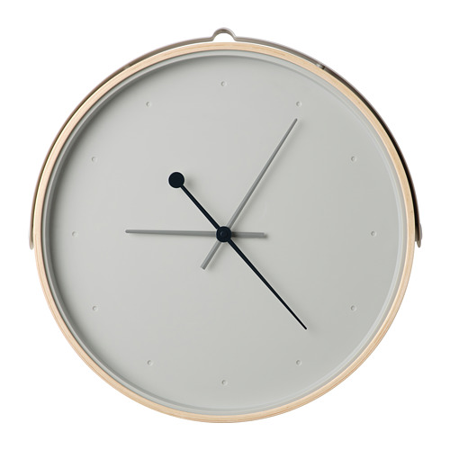 BONDTOLVAN Alarm clock, analog/pale pink, 3 ¼x3 ½ - IKEA