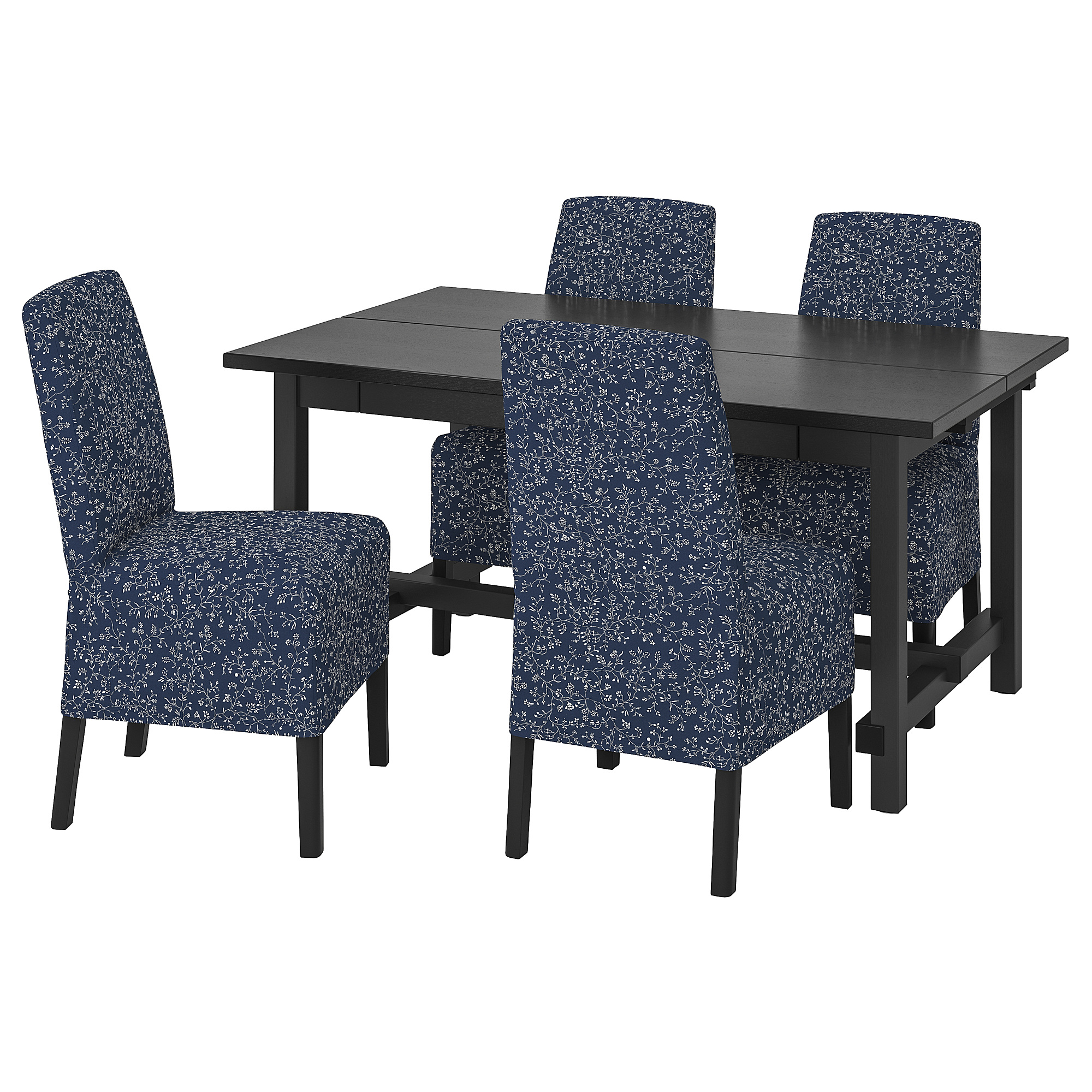 NORDVIKEN/BERGMUND table and 4 chairs