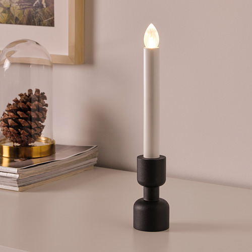 STRÅLA LED candle holder, battery-operated