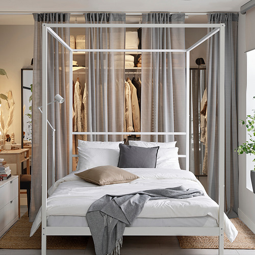 VITARNA four-poster bed frame