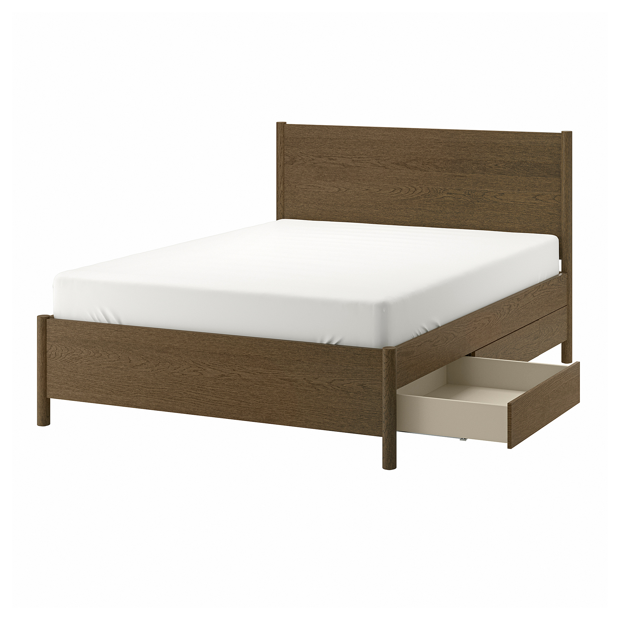 TONSTAD bed frame with storage