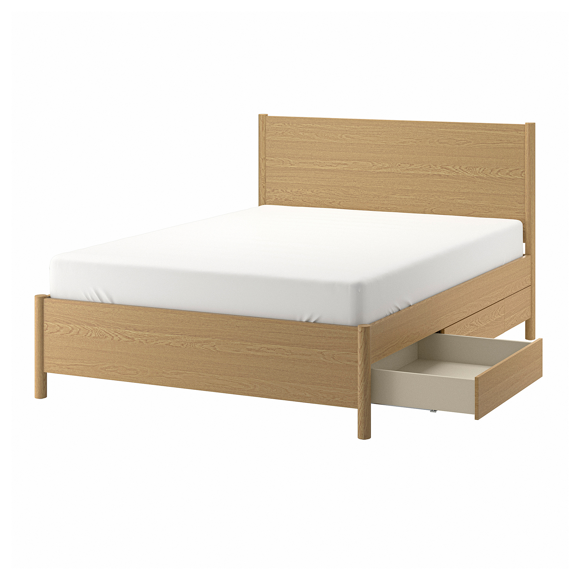 TONSTAD bed frame with storage