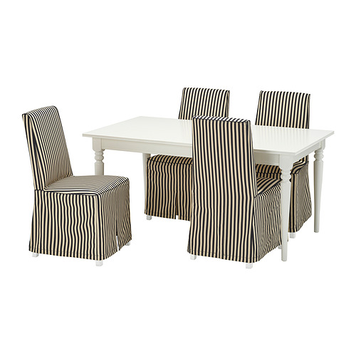 INGATORP/BERGMUND 餐桌附4張餐椅