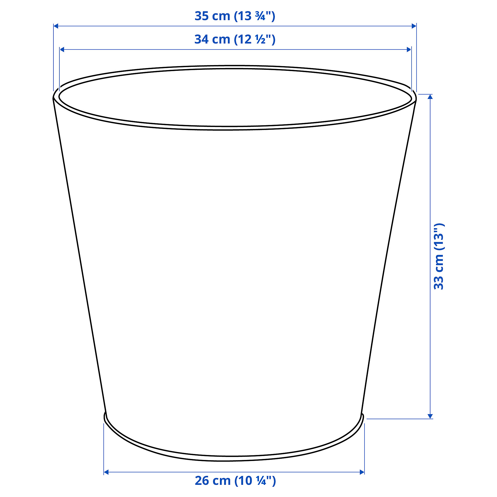 VITLÖK plant pot