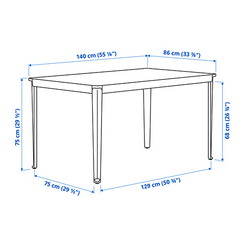 TEGELÖN table, outdoor