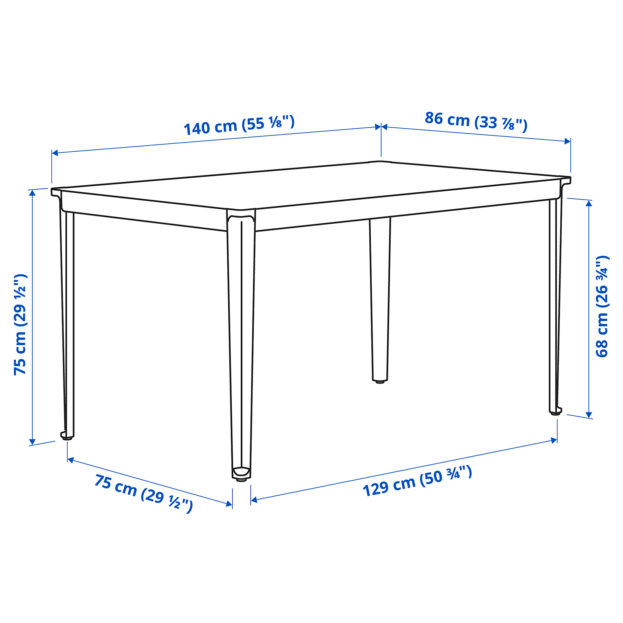 TEGELÖN table, outdoor