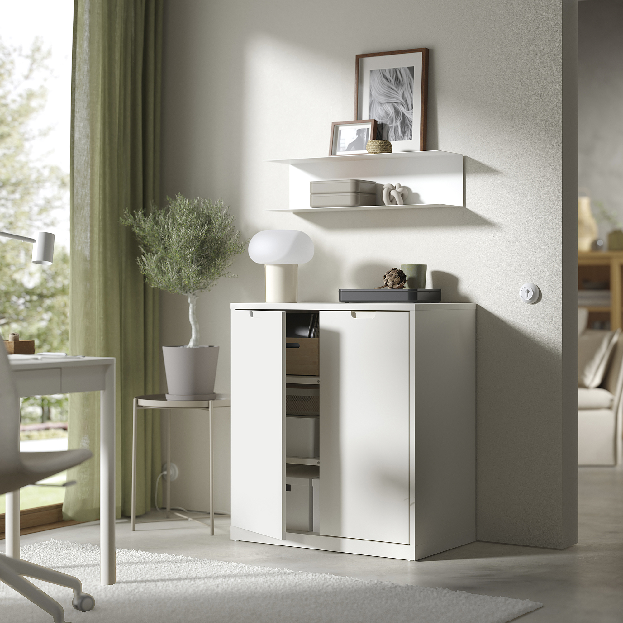 TONSTAD cabinet with doors