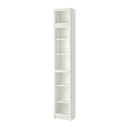 BILLY/OXBERG bookcase with glass door