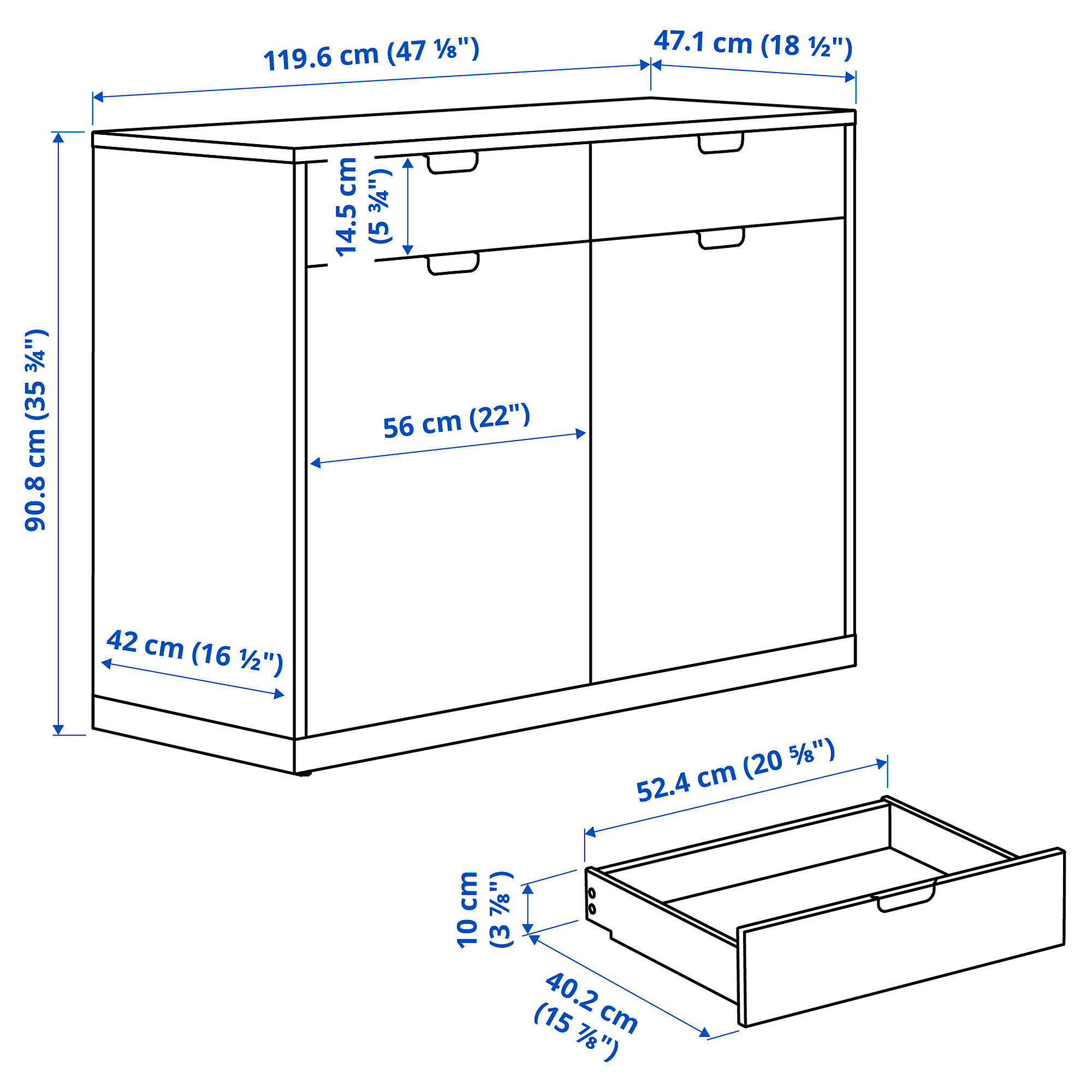 TONSTAD sideboard