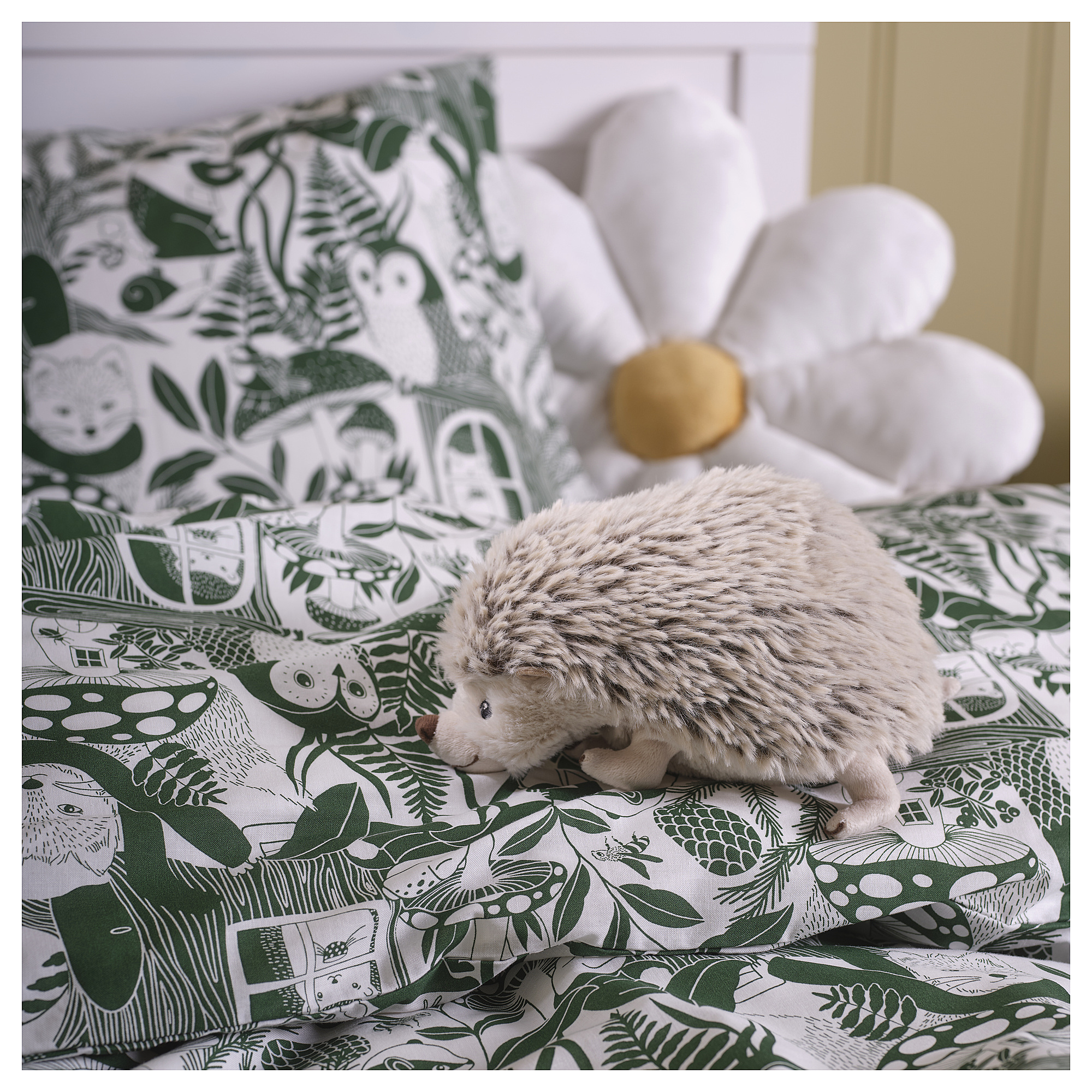 SKOGSDUVA duvet cover and pillowcase