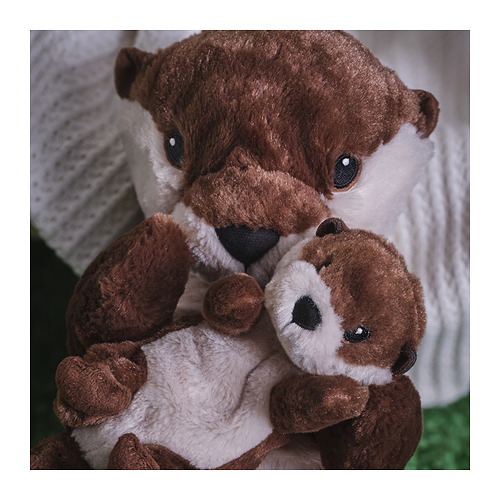 SKOGSDUVA soft toy, set of 2