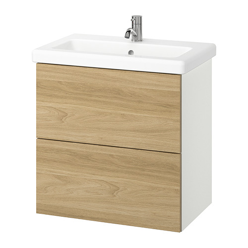 ENHET/TVÄLLEN wash-stnd w drawers/wash-basin/tap
