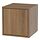 EKET - cabinet with door, brown/walnut effect, 35x35x35 cm | IKEA Taiwan Online - PE960065_S1