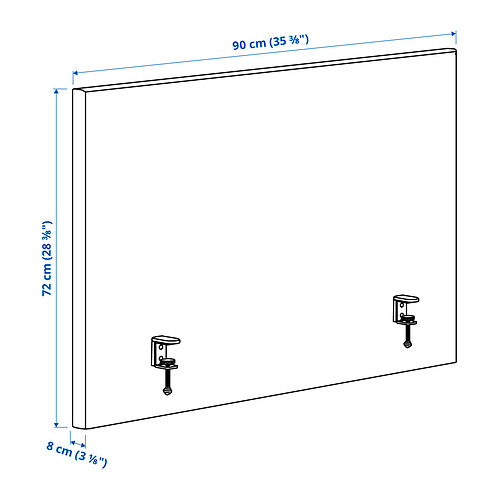 MITTZON acoustic screen for desk