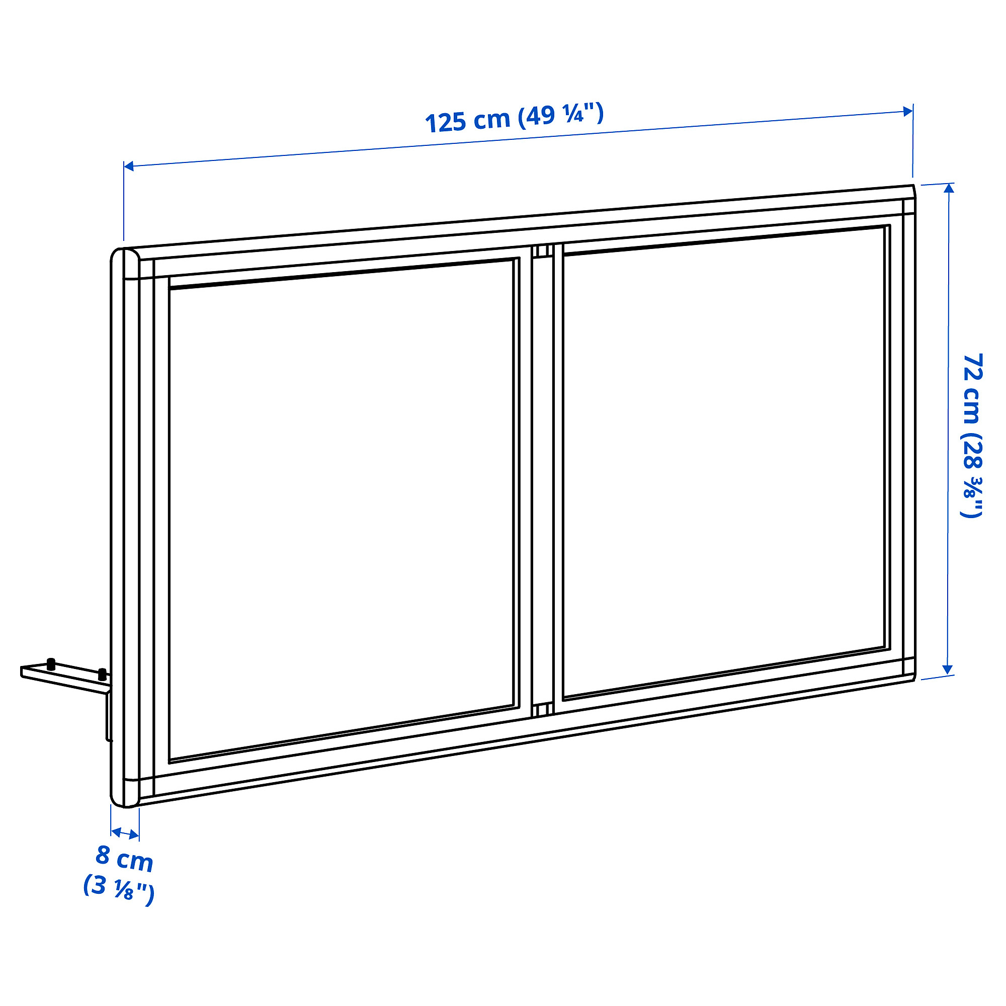 MITTZON acoustic screen for desk