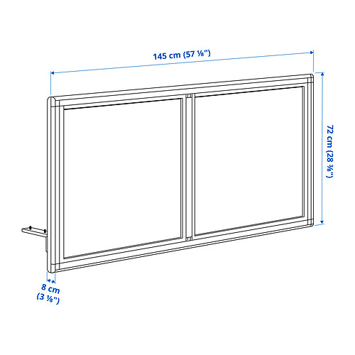 MITTZON acoustic screen for desk