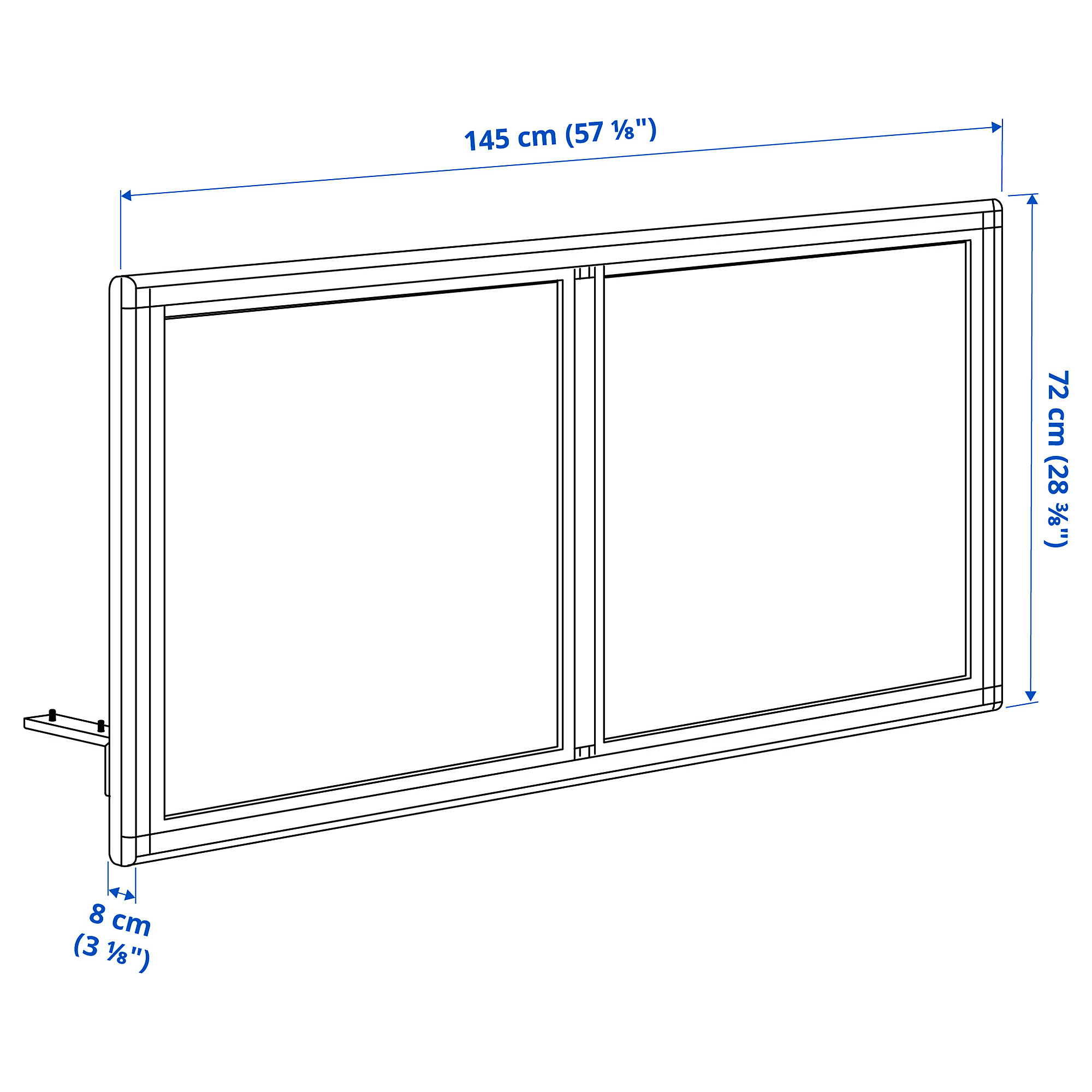 MITTZON acoustic screen for desk