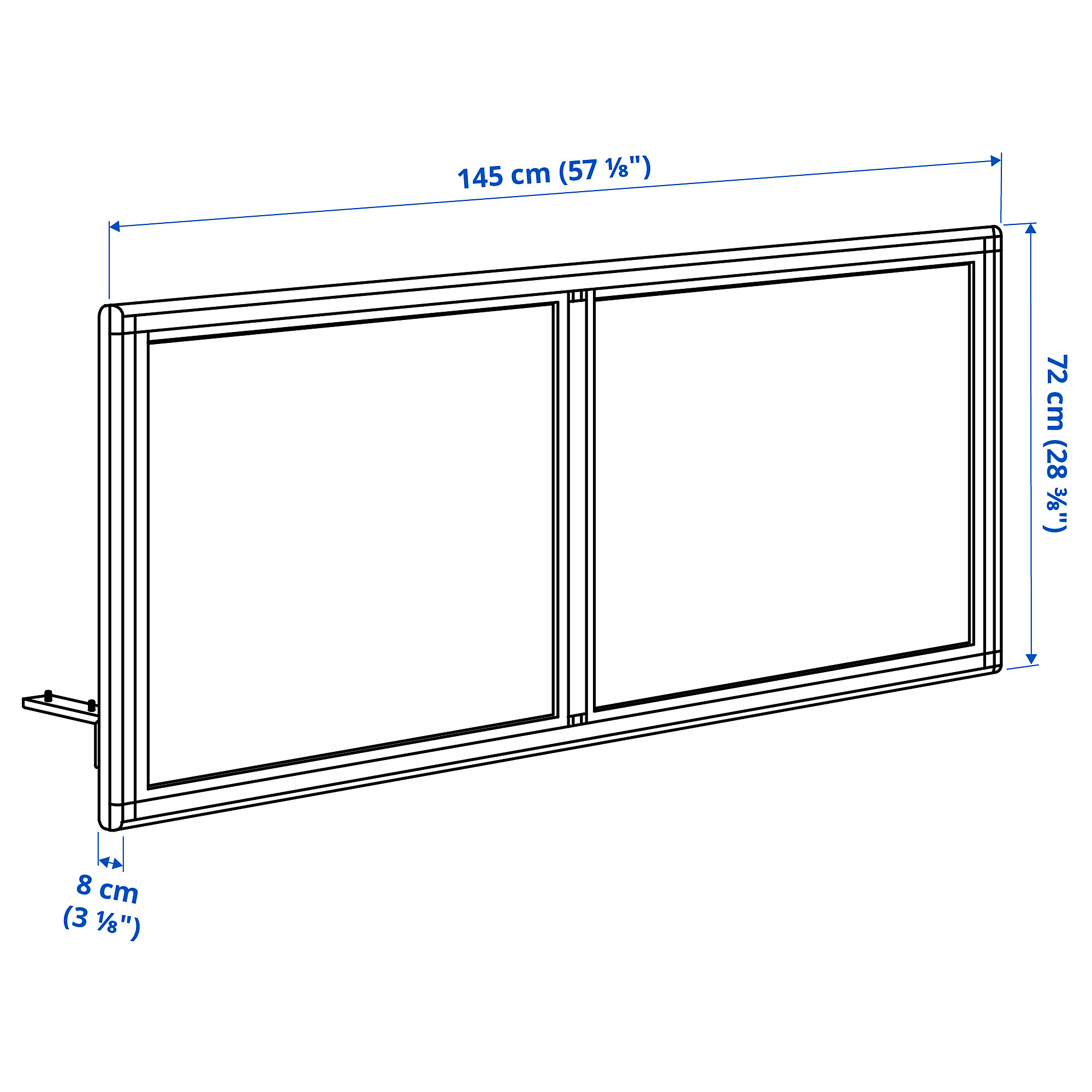 MITTZON acoustic screen for desk