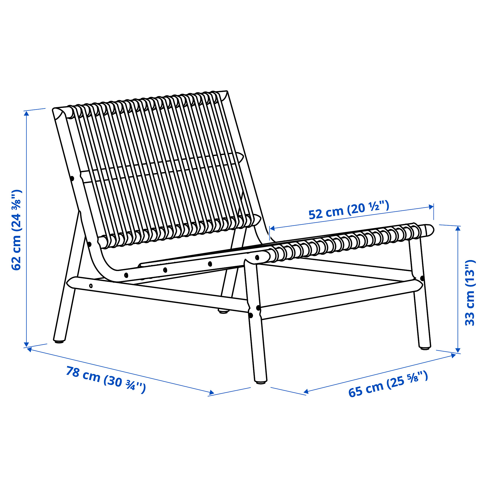 TVARÖ seat sec for modular sofa, outdoor
