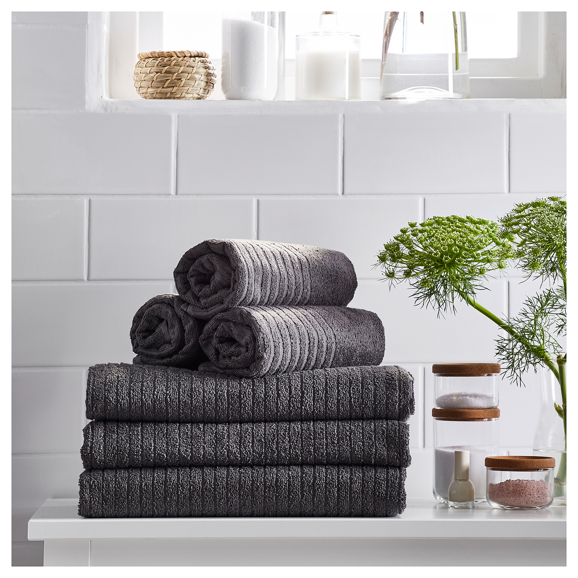 VÅGSJÖN Hand/bath towels set G