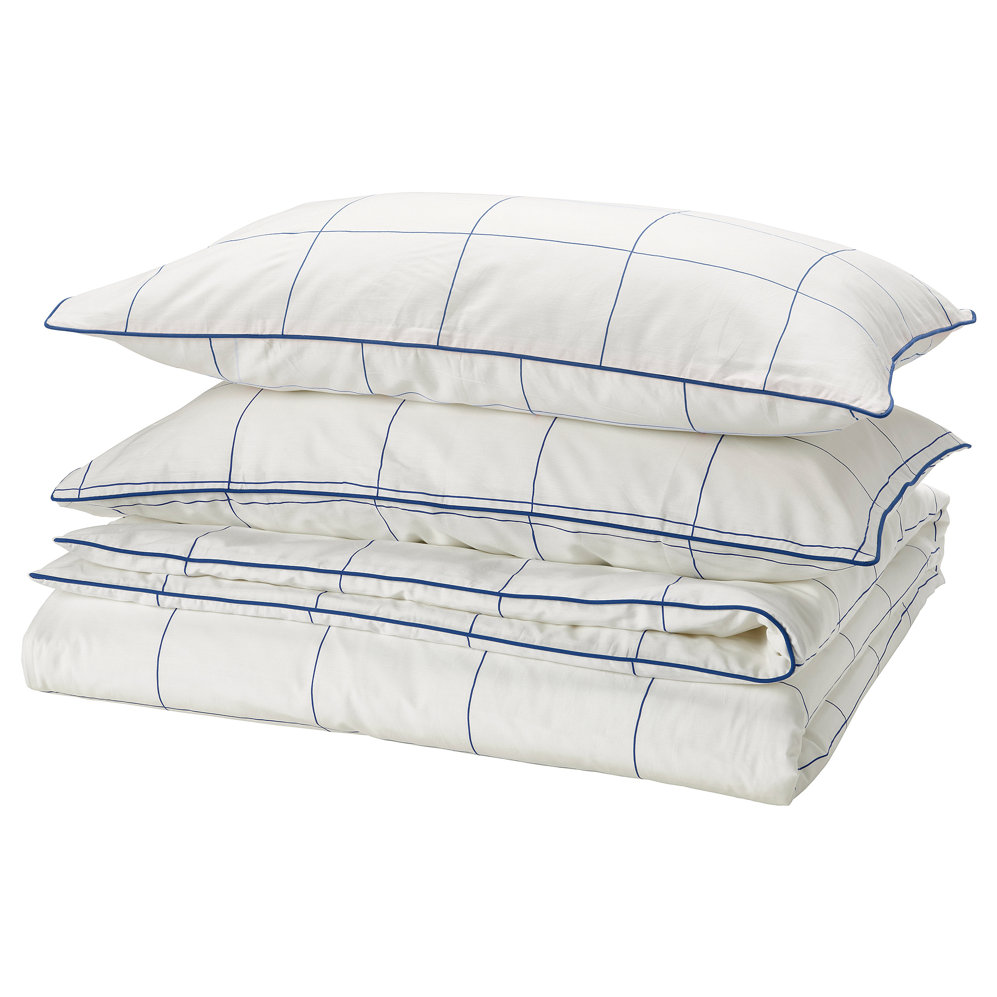 BREDVECKLARE duvet cover and 2 pillowcases