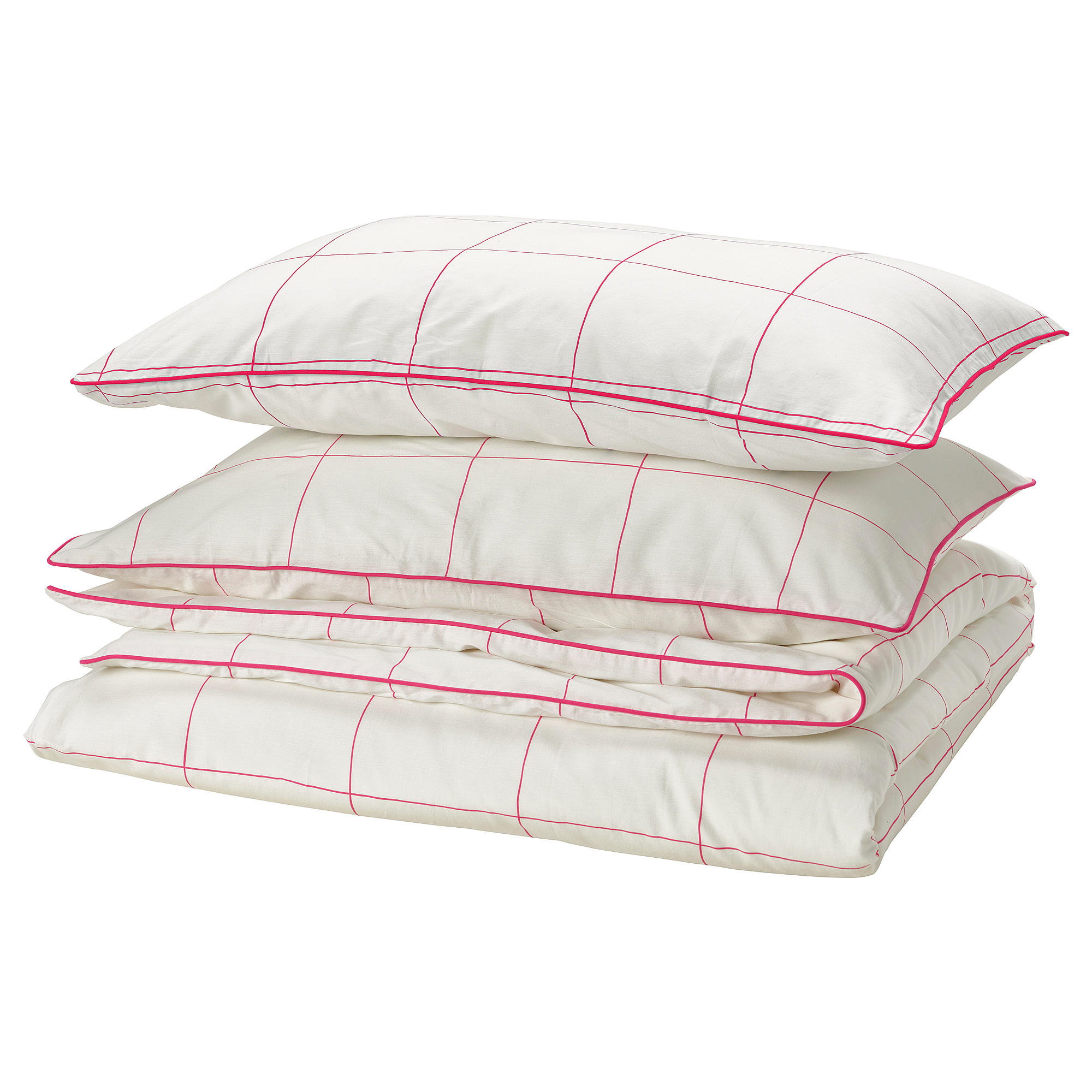 BREDVECKLARE duvet cover and 2 pillowcases