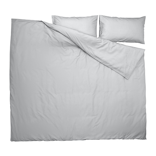 PILTANDVINGE duvet cover and 2 pillowcases