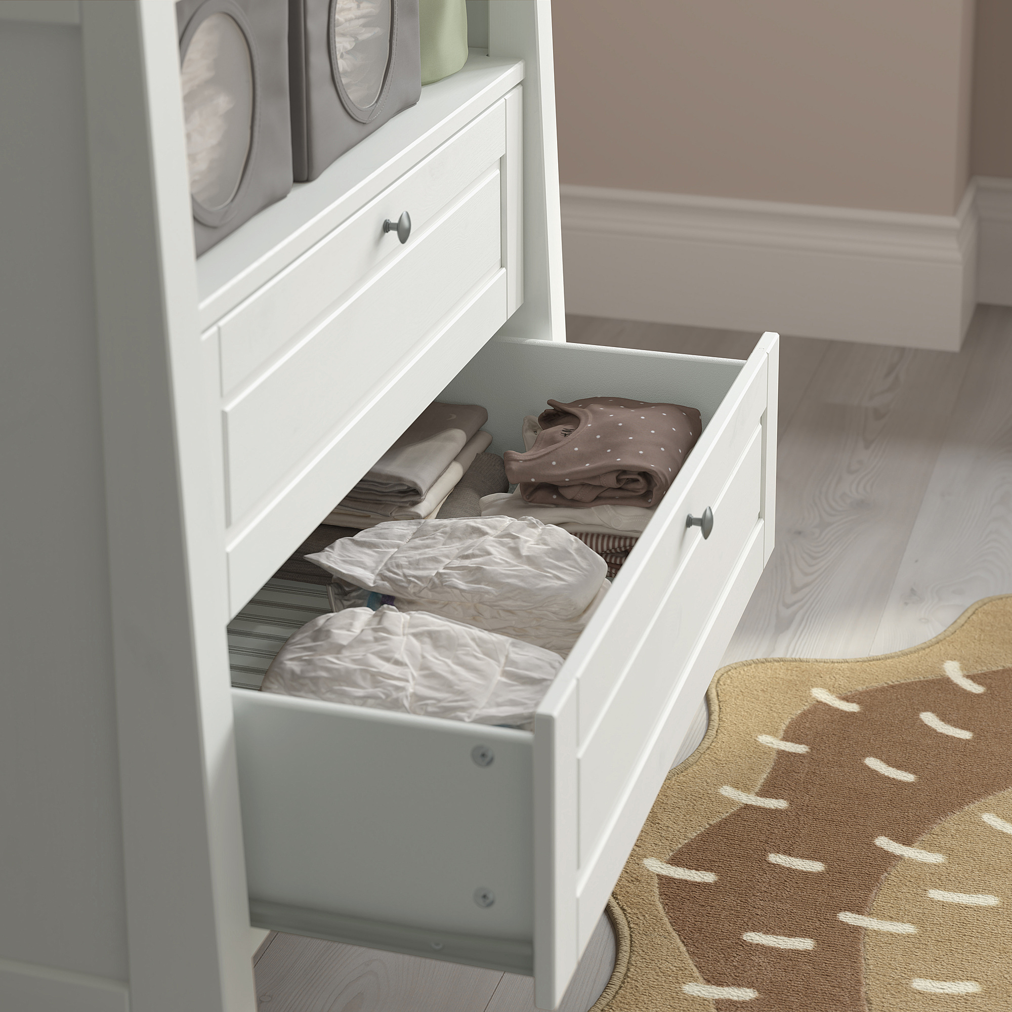 SUNDVIK changing table/chest of drawers