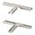 SIDORNA - 2-piece T-connectors set, grey | IKEA Taiwan Online - PE896527_S1