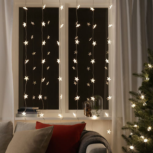 STRÅLA LED lighting curtain with 48 lights