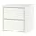 EKET - 收納櫃附2抽屜, 白色, 35x35x35 公分 | IKEA 線上購物 - PE761569_S1