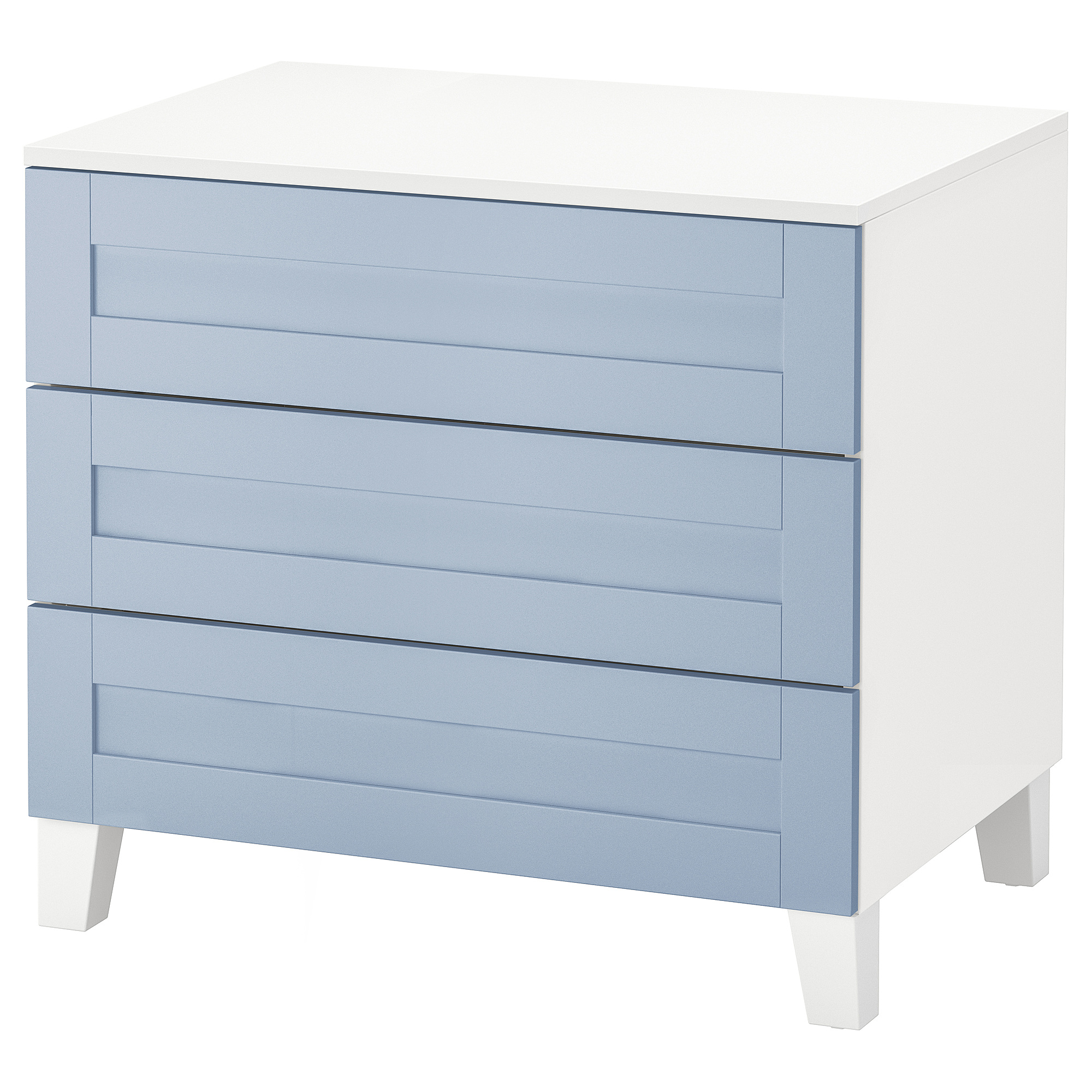 PLATSA chest of 3 drawers